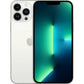 Smartphone iPhone 13 Pro Max semi-novo com ecrã grande, câmeras traseiras e acabamento em vidro e aço inoxidável.